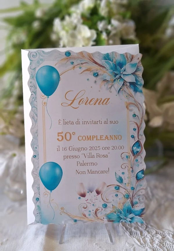 Invito 50 Anni Donna