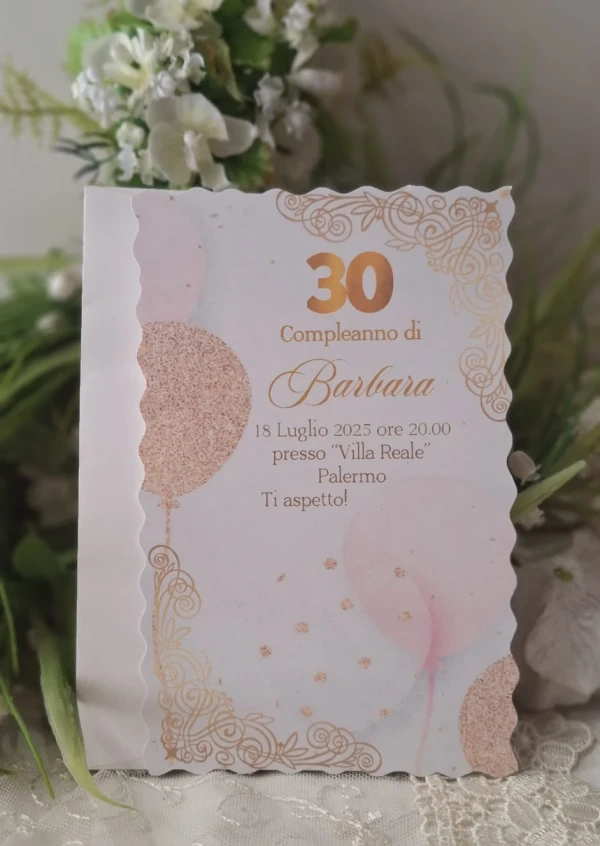 Invito 30 Anni Donna